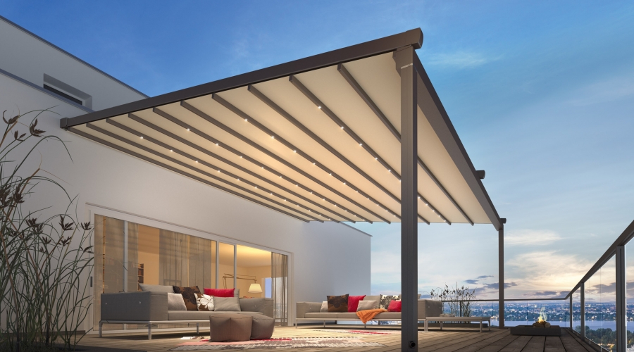 Çakıllı Otomatik Pergola Tente